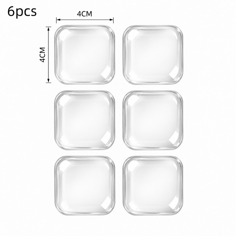 Clear Soft Rubber Door Knob Wall Protector for Wall Protection