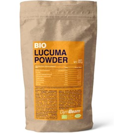 GymBeam GymBeam ORGANIC Lucuma Powder - High in fiber, healthy sugar alternative from Pouteria Lucuma, ideal for sweetening dishes, drinks, desserts & baked goods, 100 g