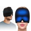 Ice pack head face cover hot and cold compress gel spandex 2ea