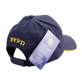 Torkia - Gorra con Logotipo Oficial de NYPD Azul Marino, Azul Marino, Large