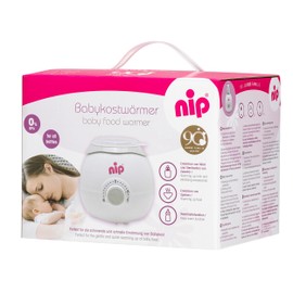 NIP Babykostwärmer: Zuverlässiger & schonender Flaschenwärmer für alle Babyflaschen & Gläschen, BPA-Frei, ab 0 Jahren, weiß