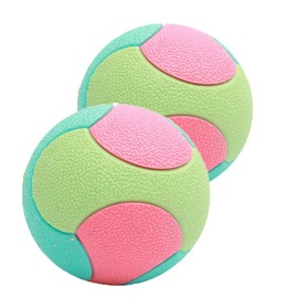 Coogime 2 Stück Hundeball aus Naturkautschuk, Jagdball für Hunde Hundespielzeug Gummiball mit 5,5cm /6,5cm/7.5cmRobuster und vielseitiger Ball (7.5cm)