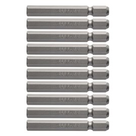 Vessel Hex Bit Hex Socket Bolt for Screws, 0.3 x 2.6 inches (8 x 65 mm), Set of 10, Hardness: G (Standard Hardness) A19 ZP