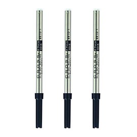 Cross Gel Rollerball Pen Refill (Black/Slim, 3-Pack) Bundle (3 Items)