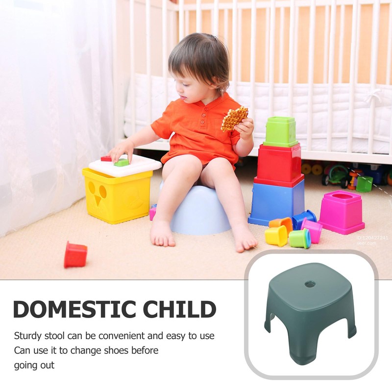 Baluue Plastic Small Stool 6.3 High Stepping Stool Colorful Outdoor