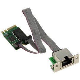 KALEA-INFORMATIQUE M2 E A Key Network Controller Card One Port RJ45 Gigabit LAN Ethernet with REALTEK 8111F Chipset