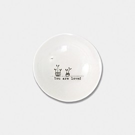 East of India Small Wobbly Bowl - You Are Loved