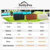 NettyPro Fire Pit Table Cover Rectangle Waterproof Deck Box Cover