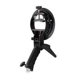 Bowens S-Type Speedlite Bracket with Hand Grip | Speedlite Adapter for Softbox Snoot & Light Shapers