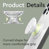 OnTheGrip Cute Natural Seashell Design Round Shape Collapsible Mobile Phone