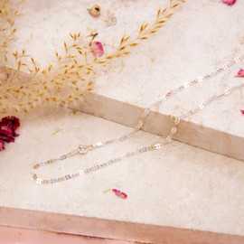 Tuscany Silver Women's Sterling Silver Diamond Cut Forzatina Chain 51 cm/20, Silver, Diamond