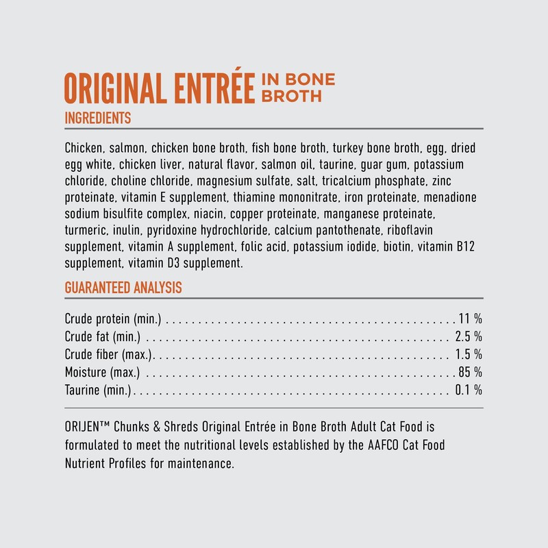 ORIJEN Chunks & Shreds Original Entrée, 5.5oz