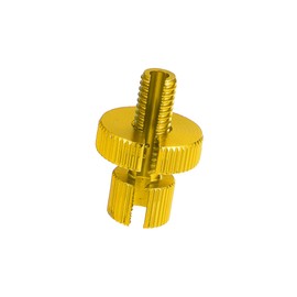 TUCKBOLD 1 Pcs M8 Brake Clutch Cable Line Adjuster Screw Gold Tone Automotive Parts
