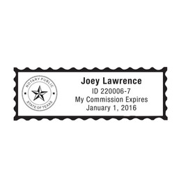 MaxMark Notary Stamp for State of Texas- Self Inking Stamp