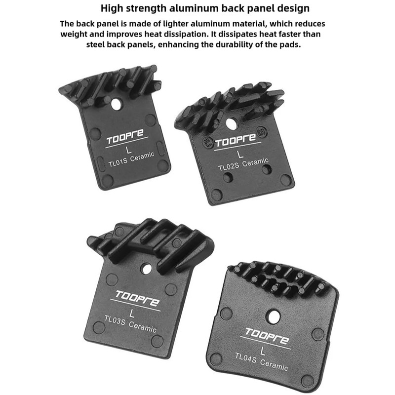 Disc Brake Ceramic Pads Compatible with Shimano H03A H03C D02S