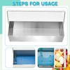 Mifoci 2 Pack Stainless Steel Chilled Condiment Server 6 Removable