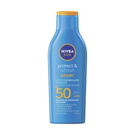 Protector Solar Corporal Nivea Sun Protect Refresh Sport Loción Fps 200ml Rápida Absorción