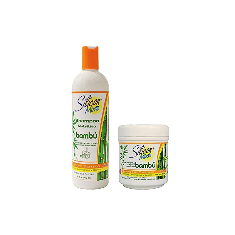 Silicon Mix Bambu Shampoo & Conditioner 16 oz Combo –
