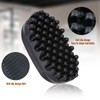 Rubber Twist Curling Hair Brush, African Curly Rubber Brush Sponge,