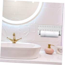 Gatuida Pegboard Paper Towel Holder Sturdy Metal Towel Hook for Easy Organization Kitchen Garage Office and Laundry Room Securely Holds Paper with Smooth Design