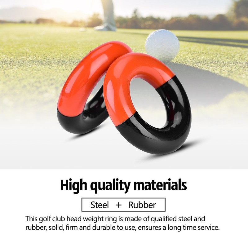 3 Pieces Golf Weighted Ring, Driver Head Golf Club Warming