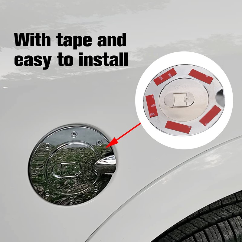 Tapa de depósito de combustible triple cromada para Dodge Ram