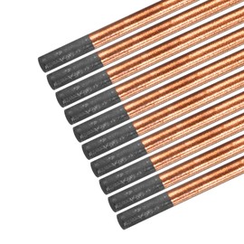 PATIKIL Copper Coated Gouging Carbon Electrode Rods, 8mm/0.3 Inch Dia, 355mm/14-inch Length for Welding, Pack of 50