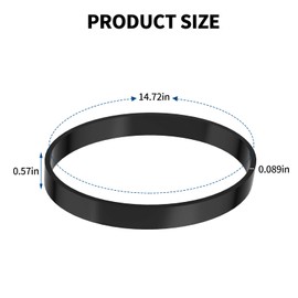 Vacuum Belt for Bissell Style 7/9/10 P/n3031120 PowerForce Helix Powerlifter CleanView Swivel Rewind Pet Vacuum Cleaner, Replace Part #2031093#3031123#32074 (4 Belts)