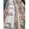 Divastyletextiles BROWN TAN LEOPARD PRINT CHIFFON ZEBRA FABRIC BY THE
