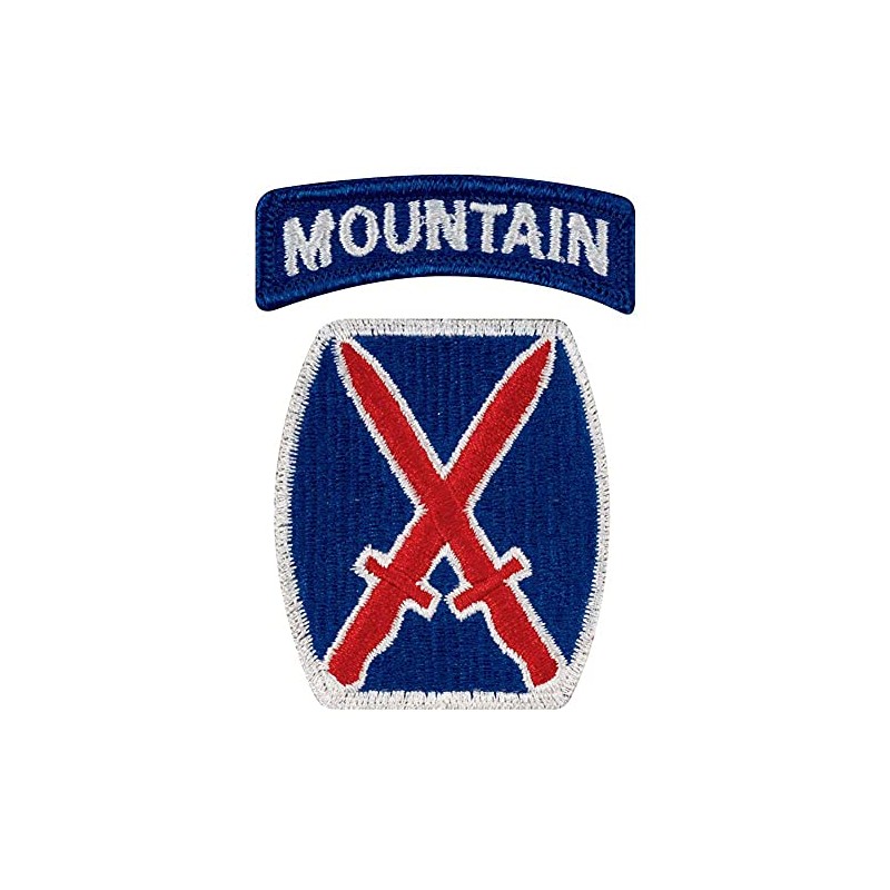 10th Mountain Division Patch Color AGSU