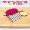 Joie Crinkle Cutter Knife, Wavy Slicer for Potatoes, Vegetables and