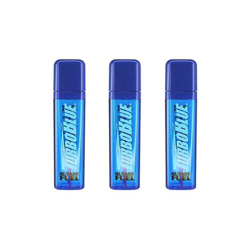 Turbo Blue 18 ml Butane Fuel Refill for Torch Lighters