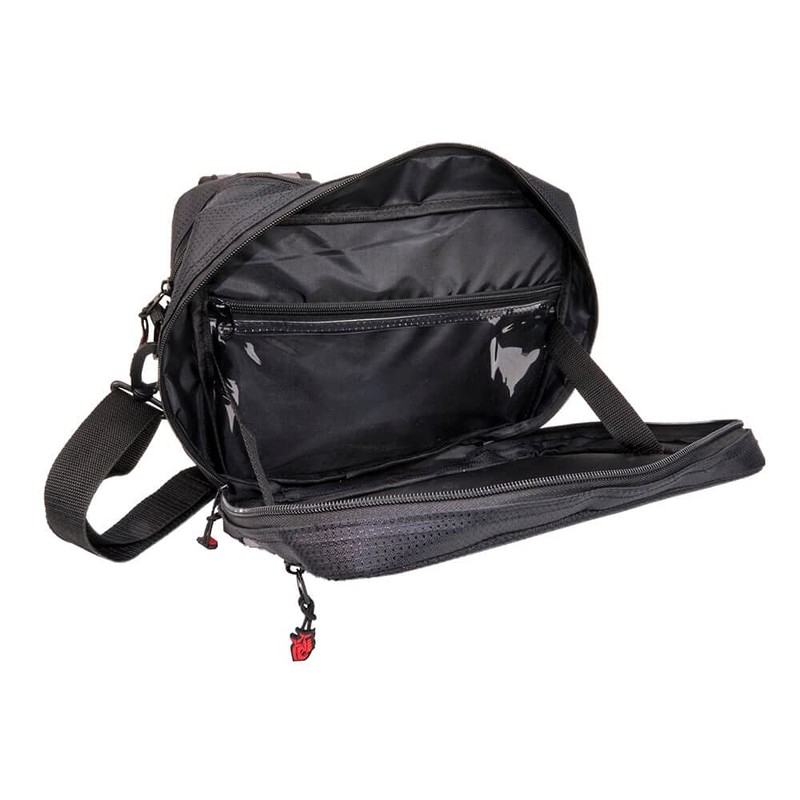 HTO Unisex's Sling Fishing Tackle Bag, Grey/Black, One Size
