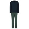 CALIDA Relax Imprint Men's Long Pyjamas, Dark Sapphire