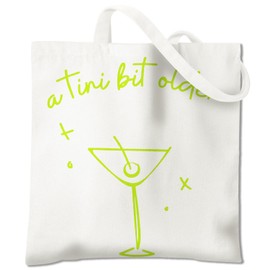 Zomhix Martini Gifts Tote Bag, Trendy Green Tini Cocktail Canvas Tote Bags for Women, Gifts for Martini Lovers Reusable Grocery Shopping Bags