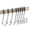 RuiLing Chrome Finish Steel S hook Cookware Universal Pot Rack