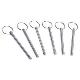 PASDUCHAS 6 PCS Quick Release Pin, Bimini Top Pull Pins, Diameter 5/16"(8mm), Overall Length 2.32"(59mm)