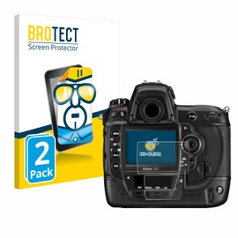 brotect Screen Protector compatible with Nikon D3 (2 Pack) - HD-Clear Protection Film
