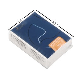 Uumitty 100 Packs Travel Size Pocket Packs Tissues, 4-Ply Soft Mini Facial Tissues