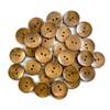 MTCELL 30 Pcs Classic Wooden Buttons, 1-1/2 inch Diameter -