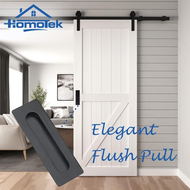 HOMOTEK 7 in Flush Pull Sliding Closet Door Handles 2