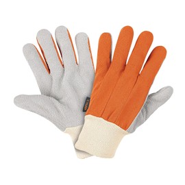 Truper GU-265, Guantes carnaza y loneta, uso ligero