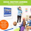 EAMAY Emotions and Feelings Pocket Chart for Kids with 31