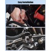 QAGGUM 25 Inch 6AN Power Steering Hose Kit Compatible with
