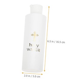 iplusmile 6pcs Refillable Holy Water Bottles Bottles for Wedding and Shower Decorations and Washable with Elegant Design