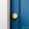 EAI Lined Door Knobs Polished Brass | 1 Pair of