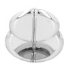 Fruit Tray Stainless Steel 2 Layers Multifunctional Durable Self Service