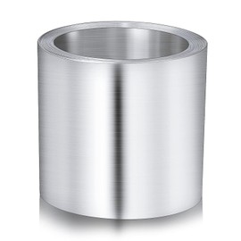 Lounsweer 4'' x 50' Aluminum Roll Flashing for Roof and Garden, Prevents Roofing Stains, Roof Strip for Moss and Mildew Prevention (1 Roll)