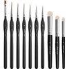 Miniature Paint Brush Set Fine Detail Paint Brushes 7pcs with