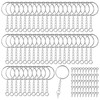 Key Chain Rings 50 Pcs Keychains Bulk with Chains Metal